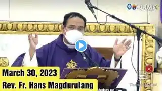 QUIAPO CHURCH LIVE TV MASS TODAY 12:15 PM MARCH 30, 2023 - THURSDAY