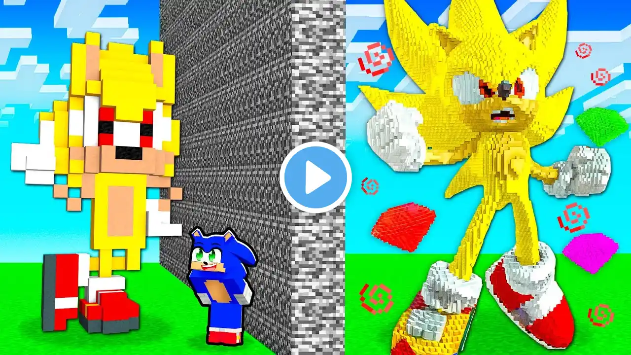 I Cheated With SUPER SONIC In Minecraft Build Battle!