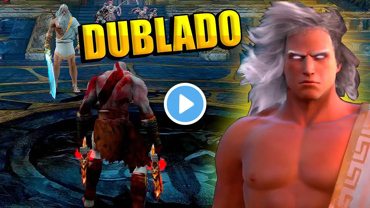 God of War 2 - O Filme Completo Dublado por IA (Vozes Originais Clonadas!)