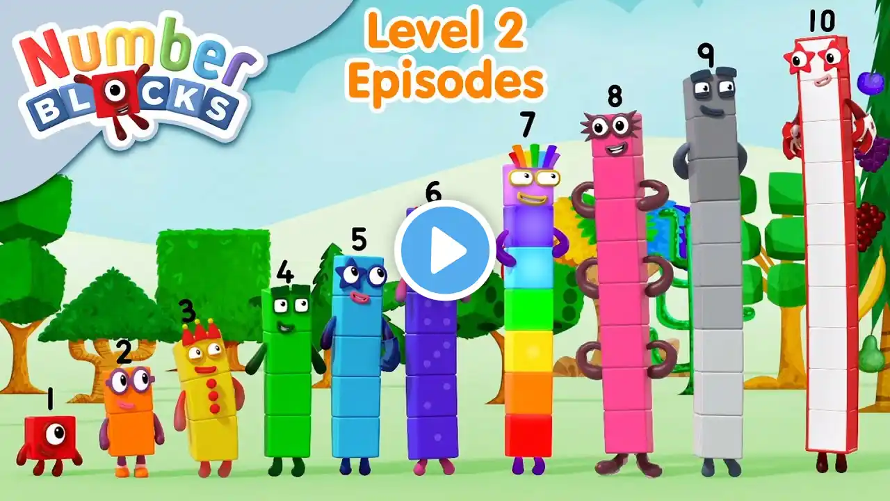 @Numberblocks - Orange Level Two Episodes 🟠 | Full Episodes