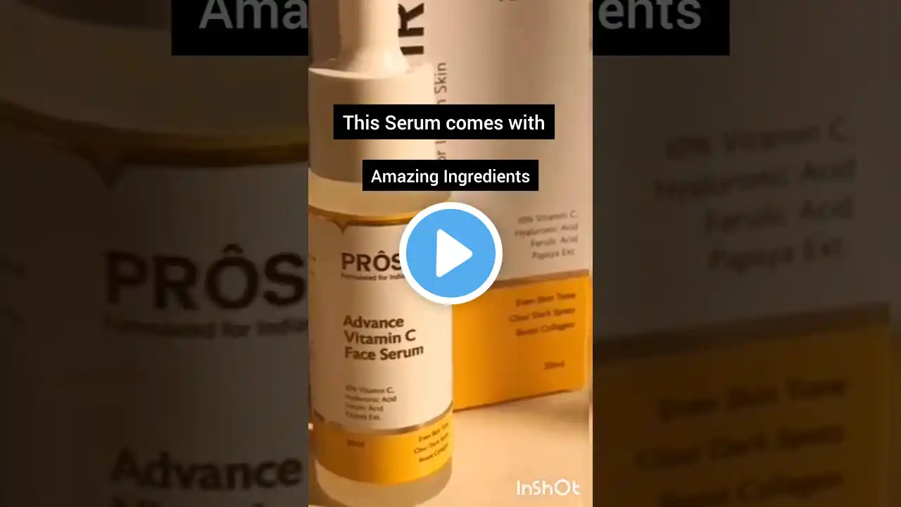 Proskire Advance Vitamin C Serum 🫧Amazing Product #skincare #beauty #shorts #viralshorts #shortsfeed