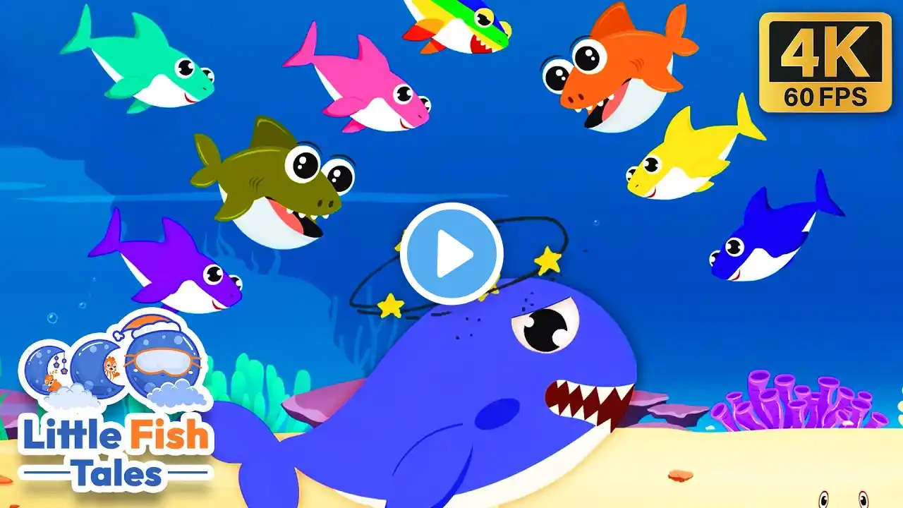 10 Little Sharks | Nursery Rhyme | Little Fish Tales | #fish #babyshark