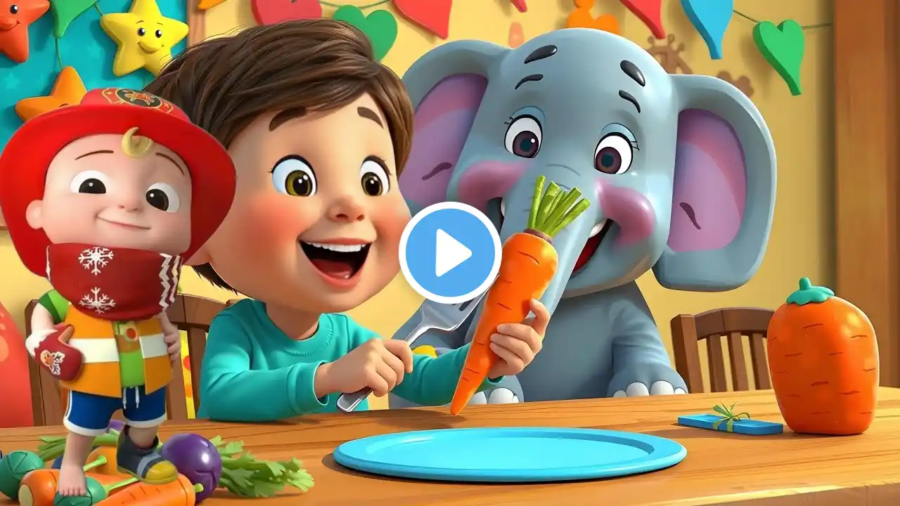 Yes Yes Vegetables Song (New Version) | Fun Learning for Kids | Nursery Rhymes & Kids Songs 2025