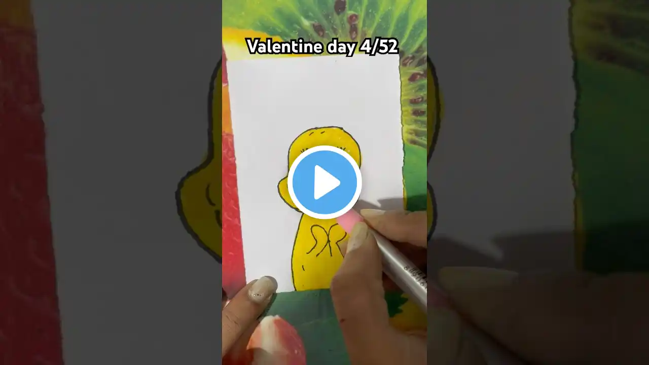 valentine card idea #art#valentinr card #viral #youtube #ytshorts