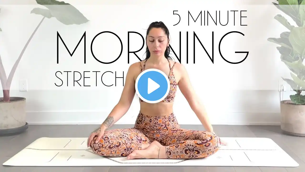 5 Min Beginner Friendly Morning Yoga Stretch