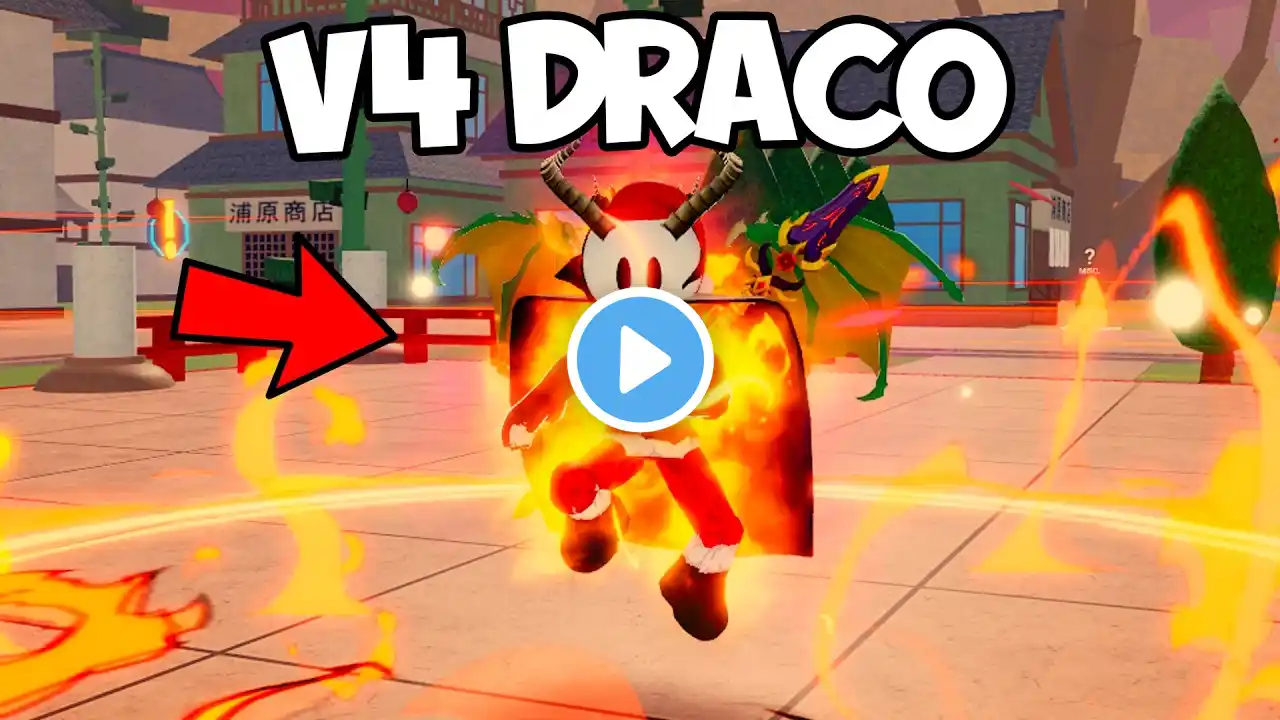 TUTO : AVOIR a la RACE DRACO en V2, V3 et V4 ! blox fruits