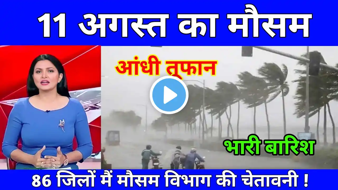 11 अगस्त का मौसम| today weather update, heat wave, #Mausam_ki_jankari #Lucknow_weather #आज_का_मौसम