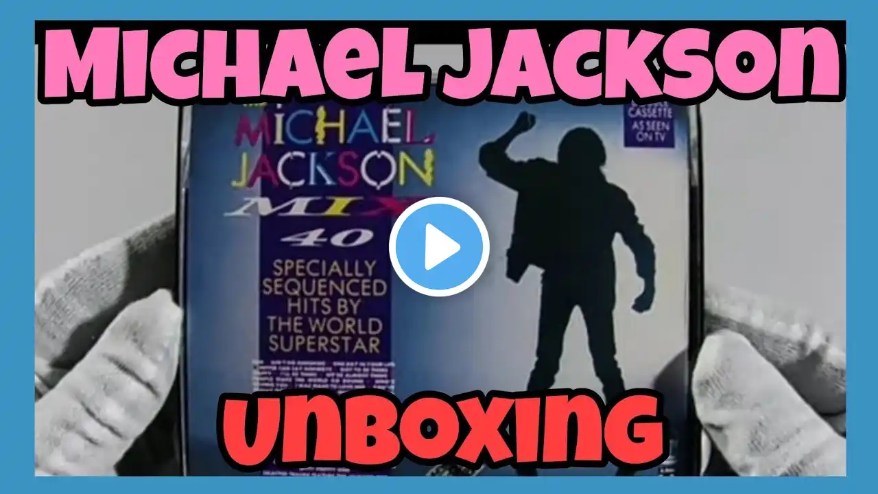 Michael Jackson - Mix 40 (Double Cassette) 1987 Unboxing 4K HD | MJ Show and Tell