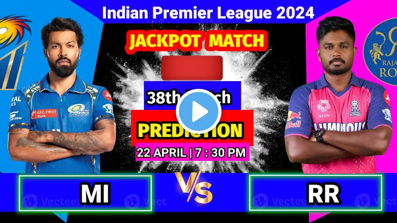 RR vs MI Cricket Prediction | RR vs MI Dream11 Team | Fansty | IPL 2024 Match - 38 Prediction