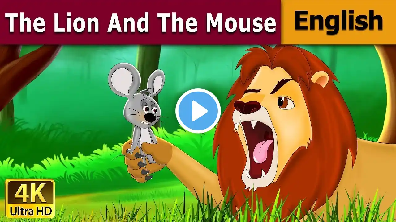 The Lion and Mouse | moral story | English story | kids story | cartoon #Story