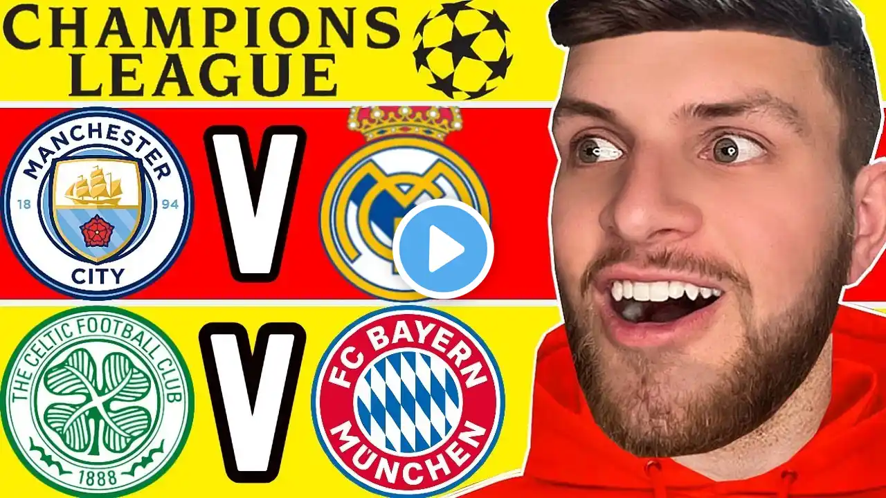 CHAMPIONS LEAGUE PLAYOFFS PREDICTIONS