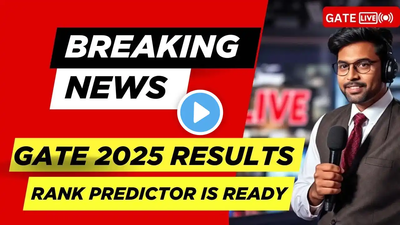 GATE2025 Rank Predictor is LIVE | Check GATE 2025 Results GOAPS2025 Response-sheet #gate2025results