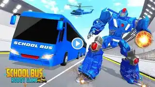 Bus Robot Police Car Multiple Transform War game 2023 #2 - Android/ios - Gameplay