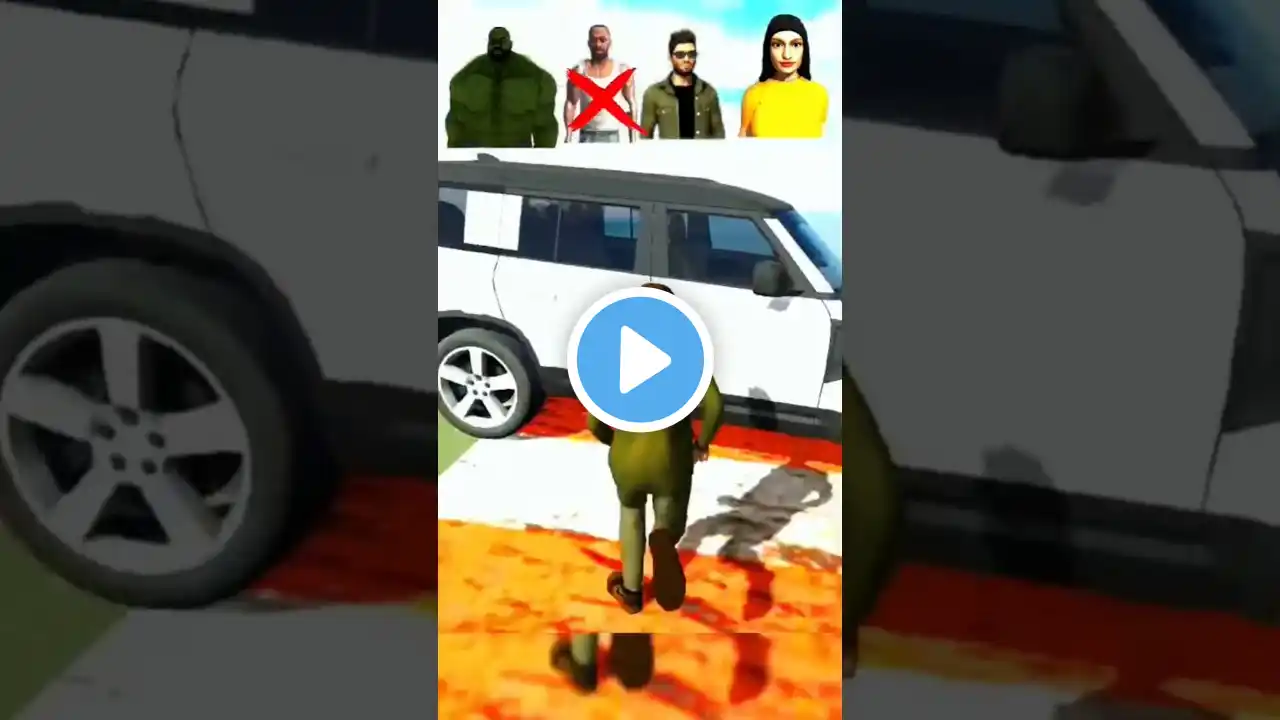 character 😱 Punching 👊👊 Test 🤯 In Indian bike driving 3D game | #shorts #gta #gaming #youtubeshorts