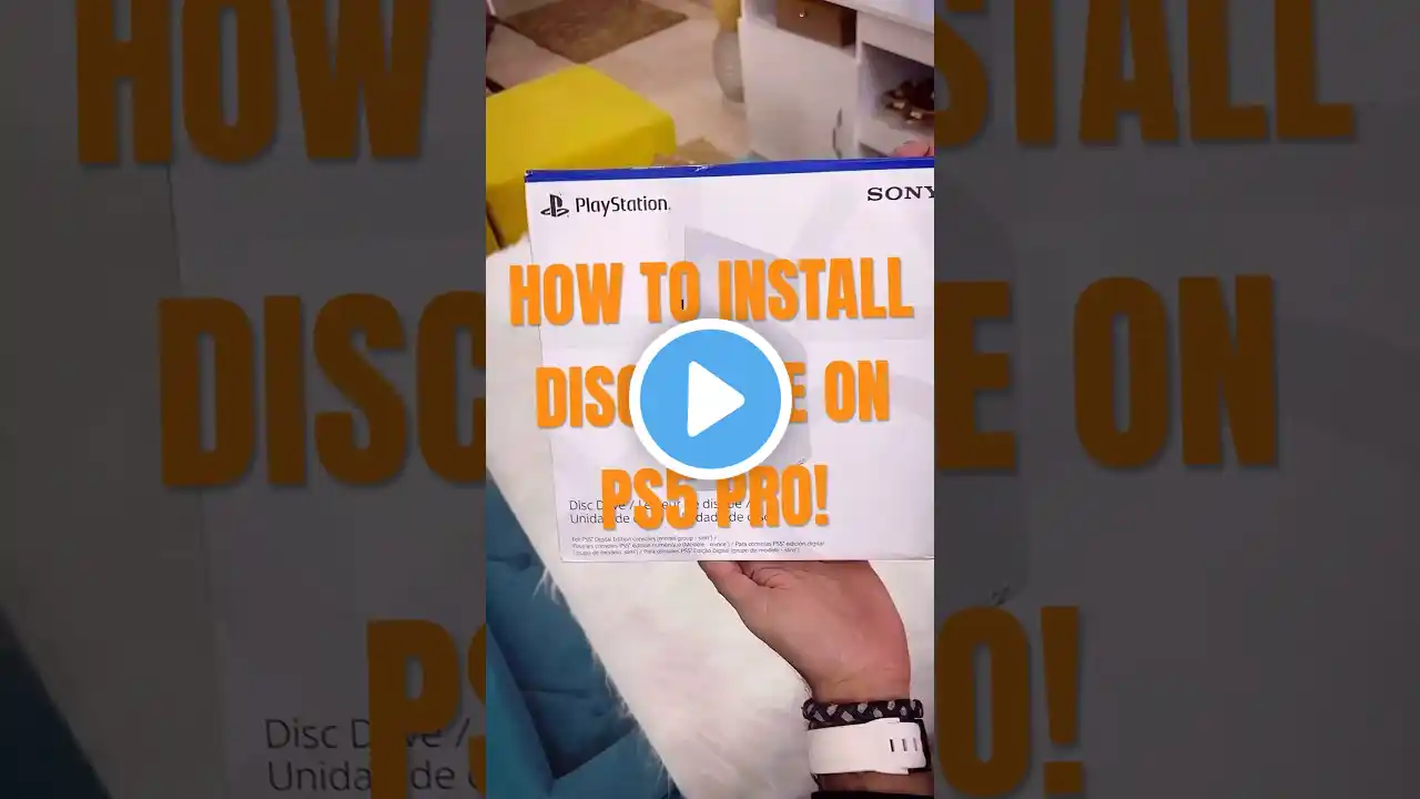 DISC DRIVE INSTALLATION GUIDE PS5/PS5 Pro #ps5pro #ps5 #playstation5 #playstation5pro #shorts #goty