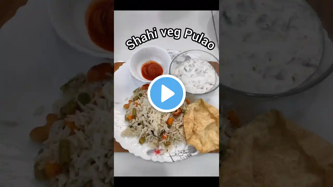 Pulav ഇങ്ങനെ try ചെയ്തു നോക്കു | Shahi veg Pulao Recipe #shorts #youtubeshorts #trending #rice #fyp