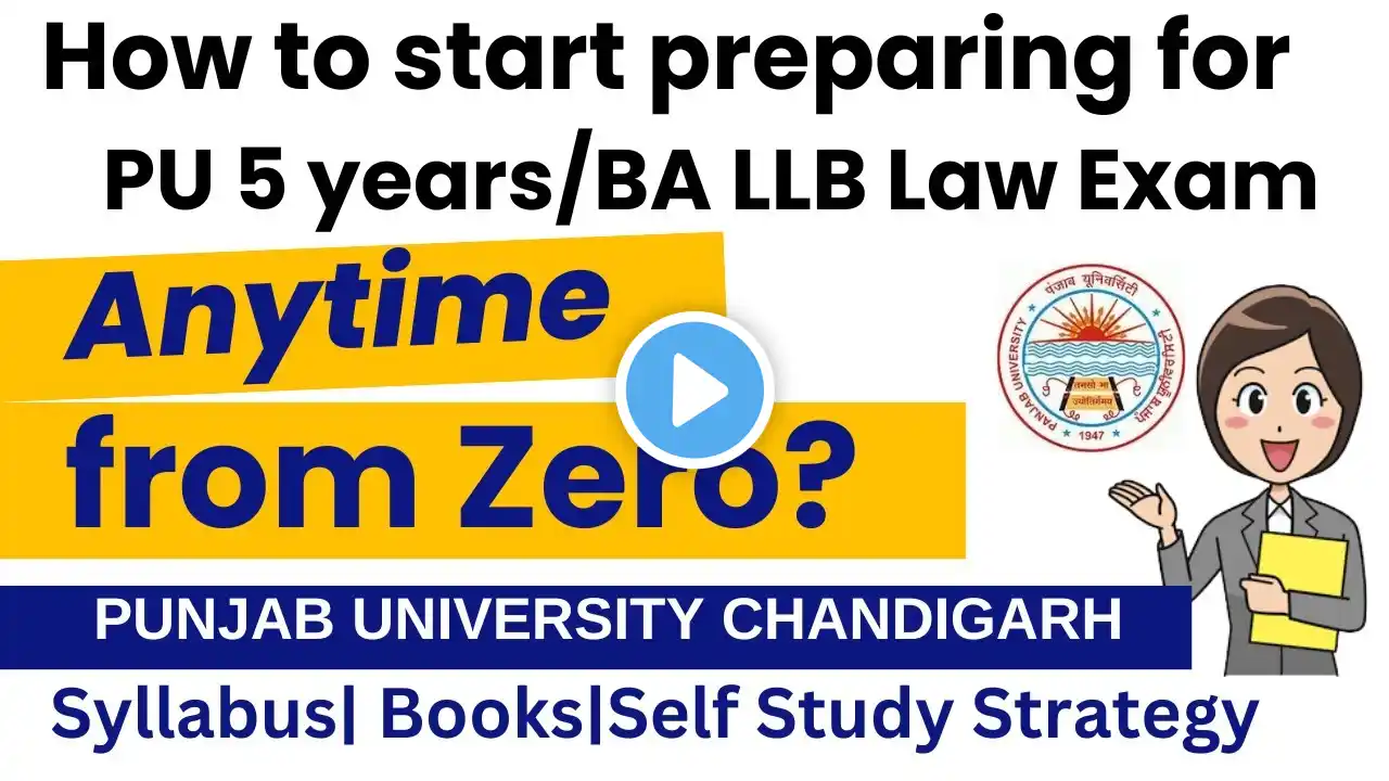 How to prepare PU BA LLB entrance exam 2025|All about Punjab University Chandigarh 5 years Law UILS