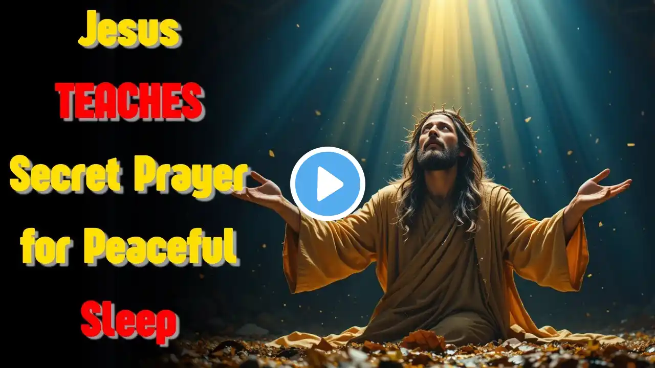 Jesus TEACHES Secret Prayer for Peaceful Sleep