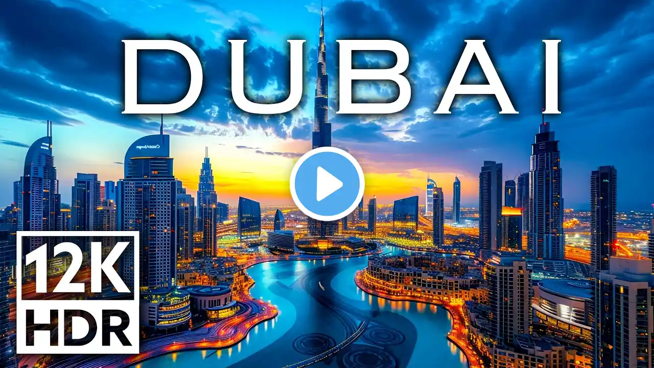 Dubai 12K Video Ultra HD - Dolby Vision HDR - UAE Drone View ( 2024 )