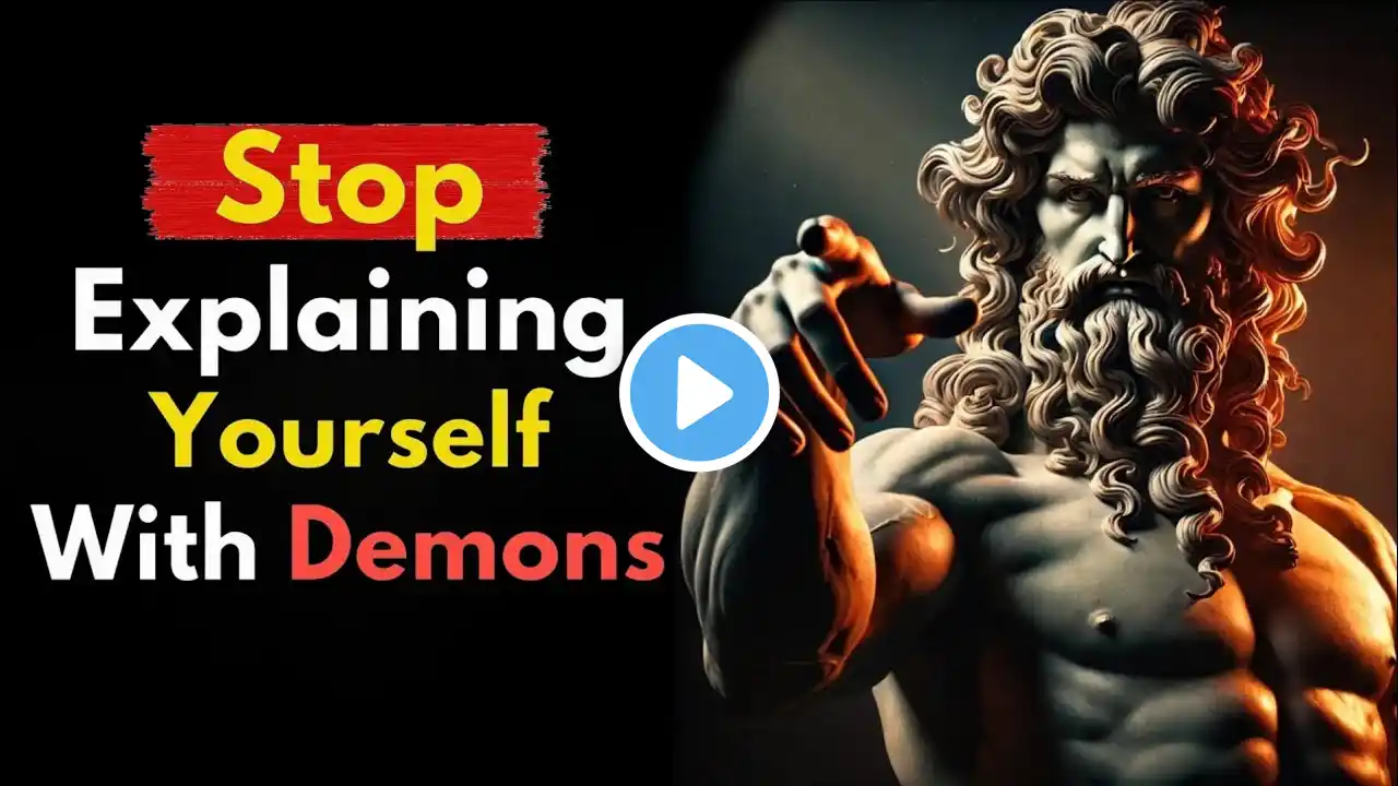 Stop EXPLAINING Yourself to the DEMONS in PEOPLE | Stoic Philosophy