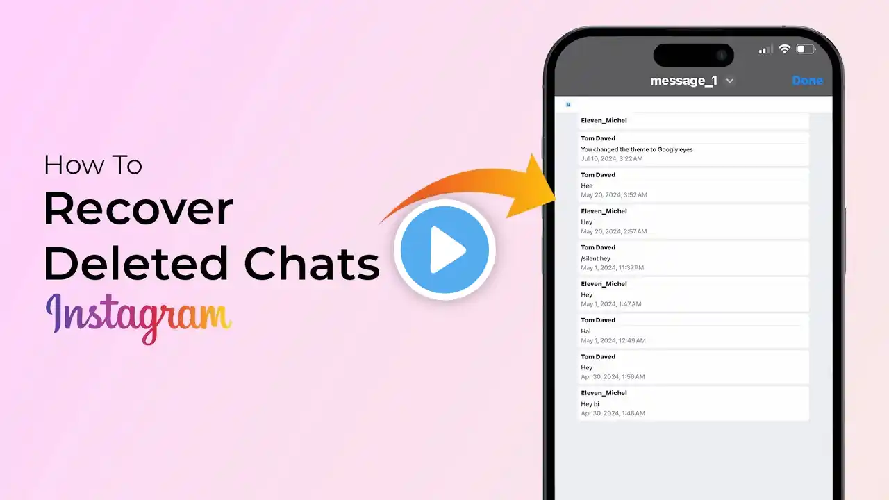 How To Recover Deleted Chats on Instagram?