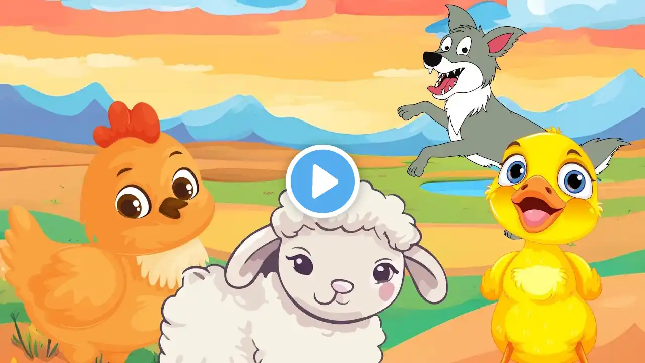 The Animal Sounds Song | Animal Songs for Preschool | Monkey, Panda, Horse, Cow