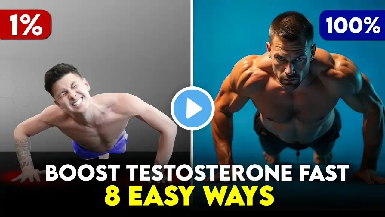 How to boost testosterone naturally | 8 easy ways to boost testosterone level | #testosterone