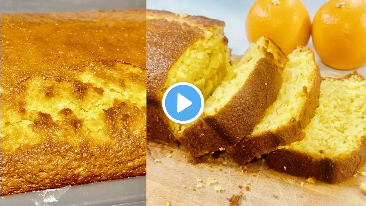 Cake in 15 minutes!The famous orange cake that drives the whole world crazy melts in your mouth!#441