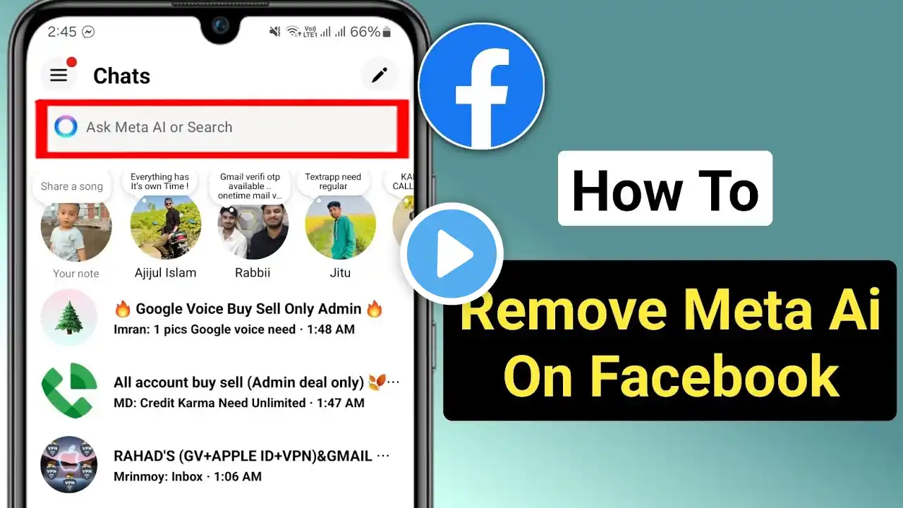 How To Remove Meta Ai On Facebook (Full Guide 2025) || Remove Meta Ai