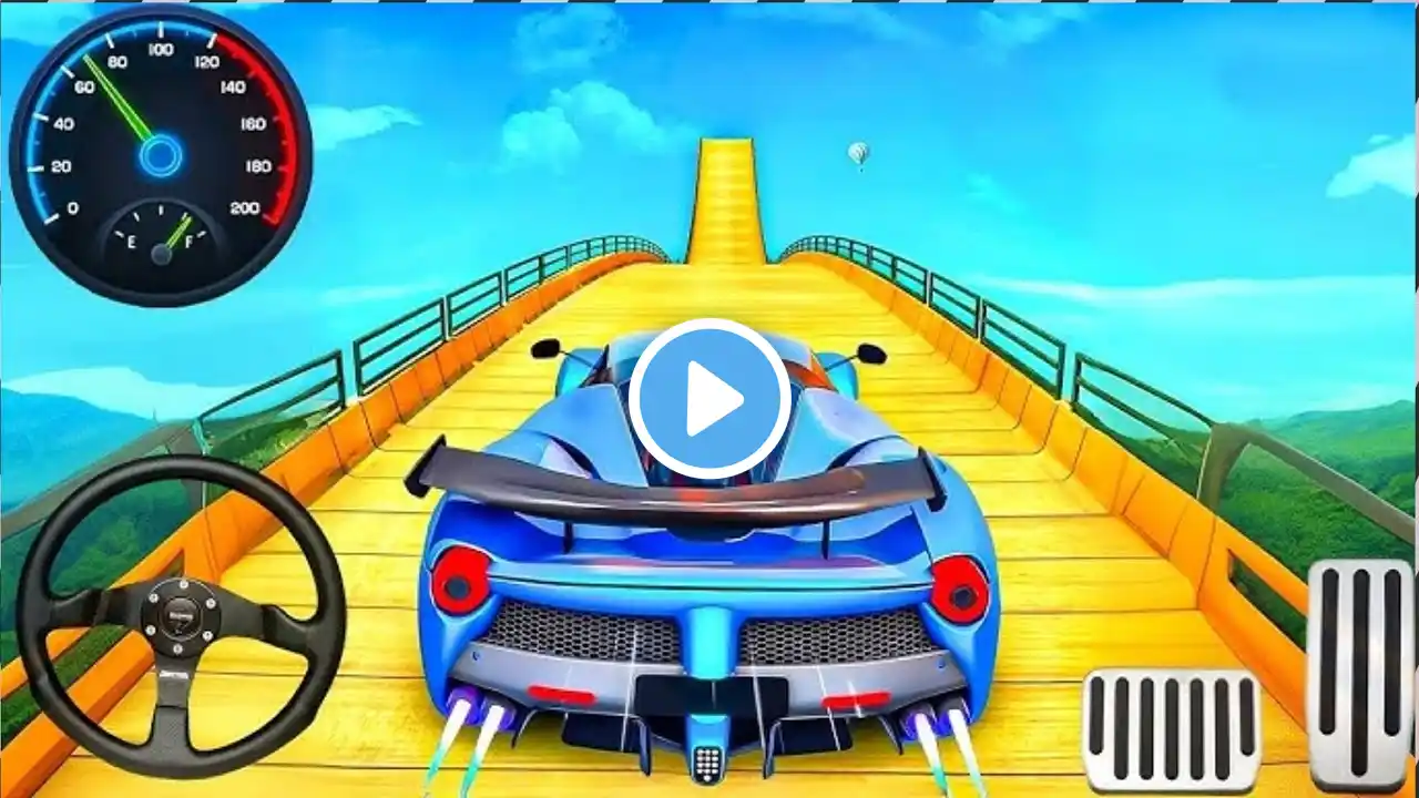 Mega Ramp Car Racing Gamplay 3D Android|| Ramp car Gamplay part #5|| Car Racing Gamplay|| #rampcar