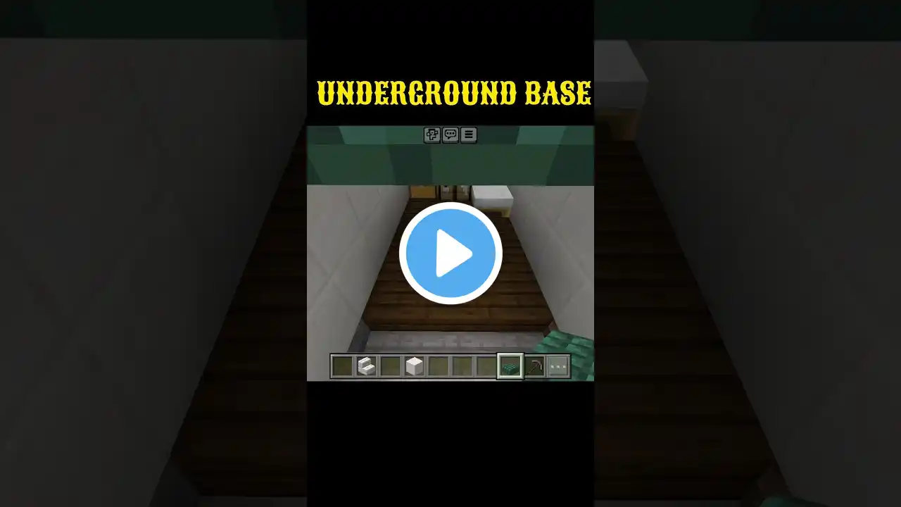 MINECRAFT ULTIMATE UNDERGROUND BASE #shorts #minecraft #trending #tutorial