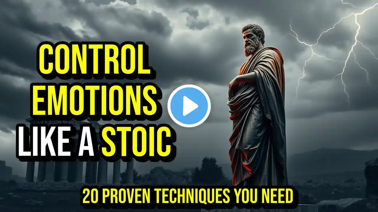 20 STOIC TECHNIQUES to Master Your Emotions | A PRACTICAL GUIDE to Emotional Control