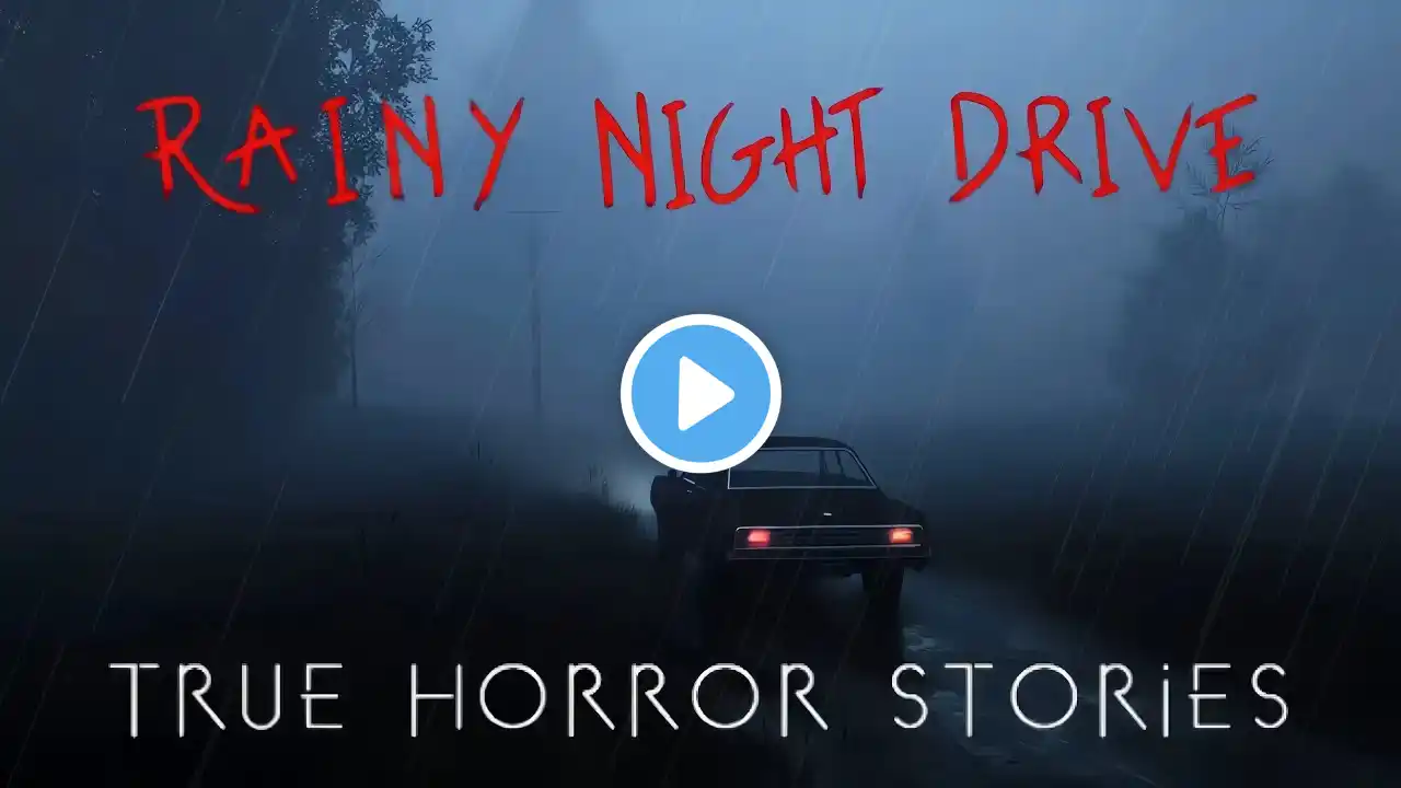 3 Creepy TRUE Night Drive Horror Stories (with rain sounds)