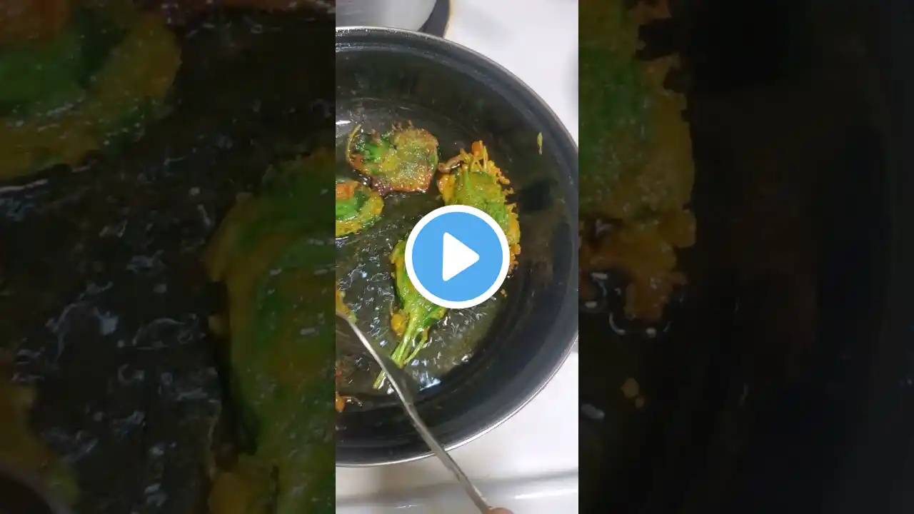 Spinach pakora # like # Shorts # Subscribe #