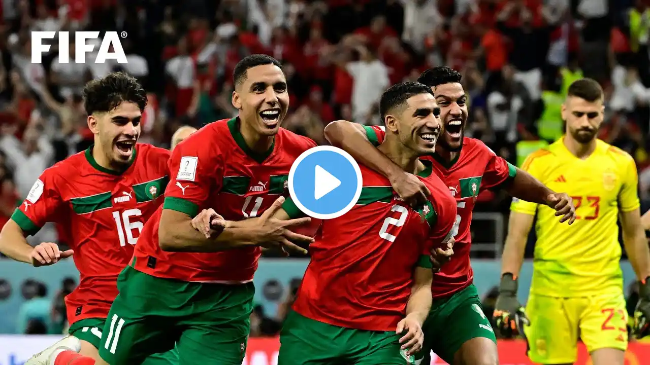 Morocco vs Spain: Full Penalty Shootout | FIFA World Cup 2022