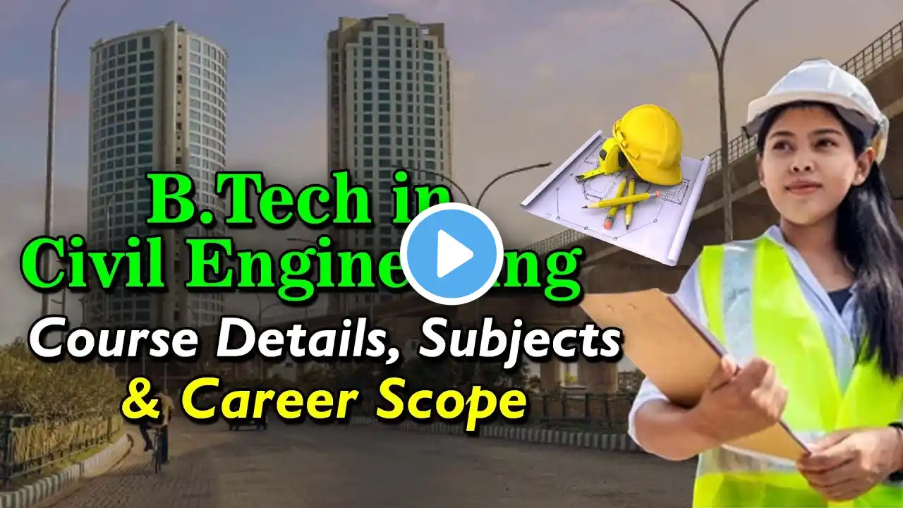 B.Tech in Civil Engineering : Course Details, Subject & Career Scope : Mana Desham