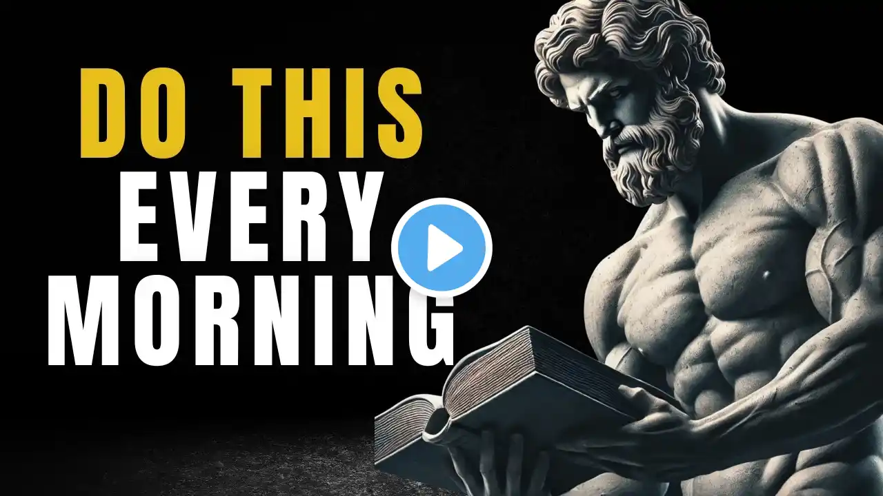 THINGS You SHOULD do every MORNING (Stoic Morning Routine) | Stoicism