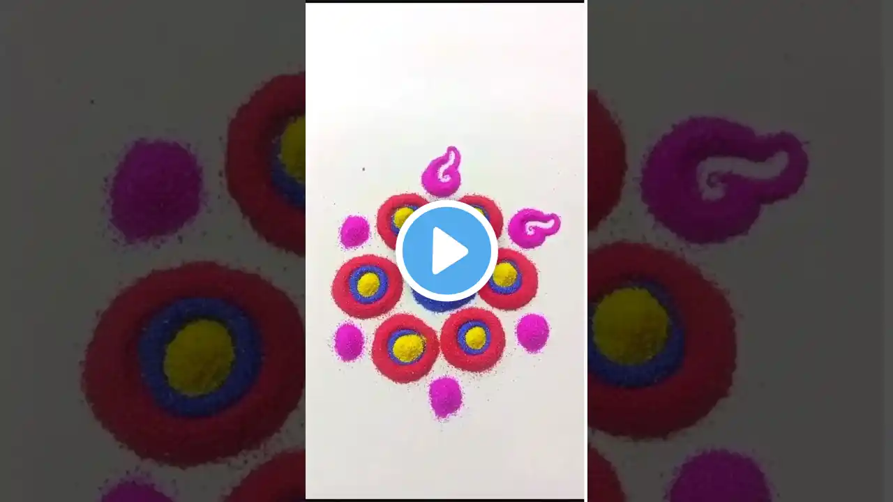 Rangoli designs #shorts #viral video #tending #art