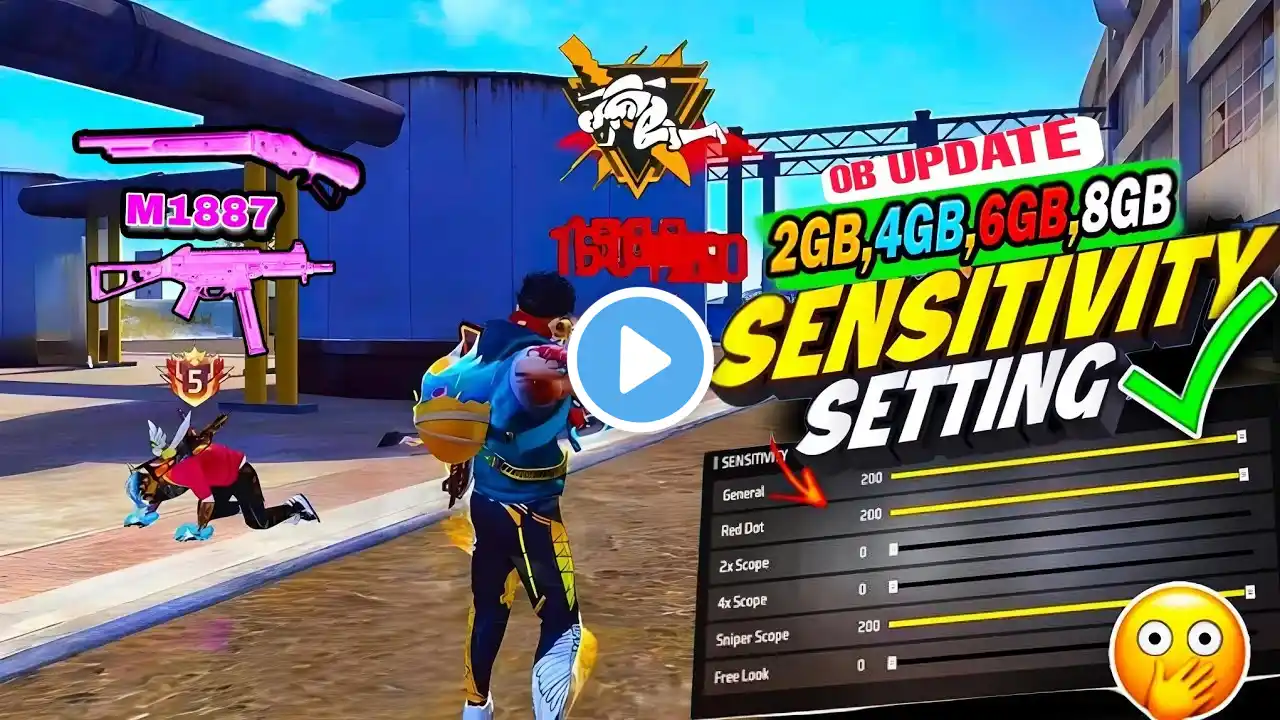 Free Fire Headshot Setting After Ob48 Update 2025⚡Best Sensitivity Settings ⚙️| Sensitivity Setting