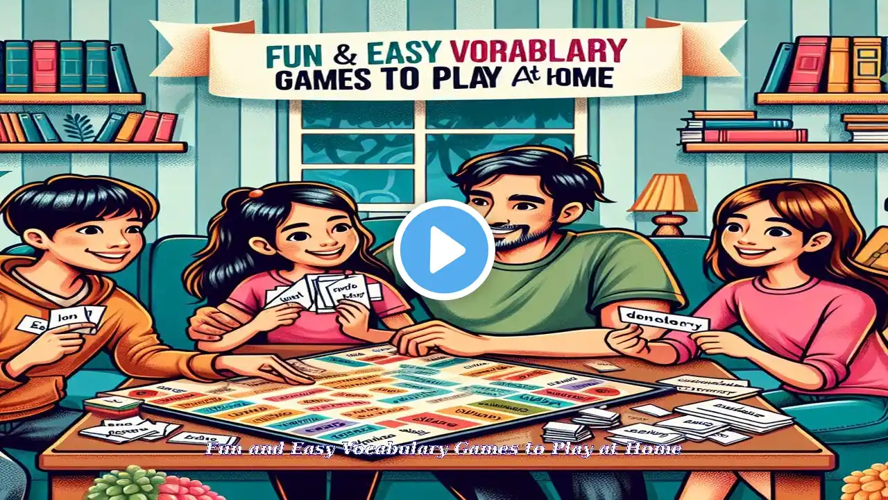 Fun and Easy Vocabulary Games to Play at Home