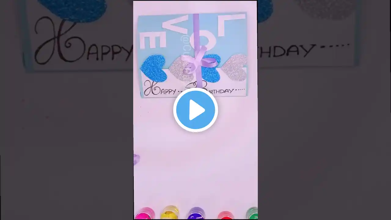 birthday card making new ideas |birthday card| aesthetic #ytshort #birthdaycardmaking #crafts