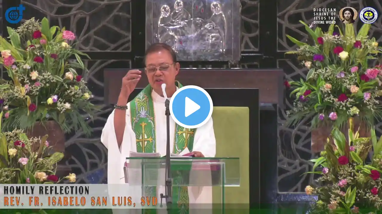 Homily By FR. ISABELO SAN LUIS, SVD- February 24  2022   Thursday 7th Week in Ordinary Time