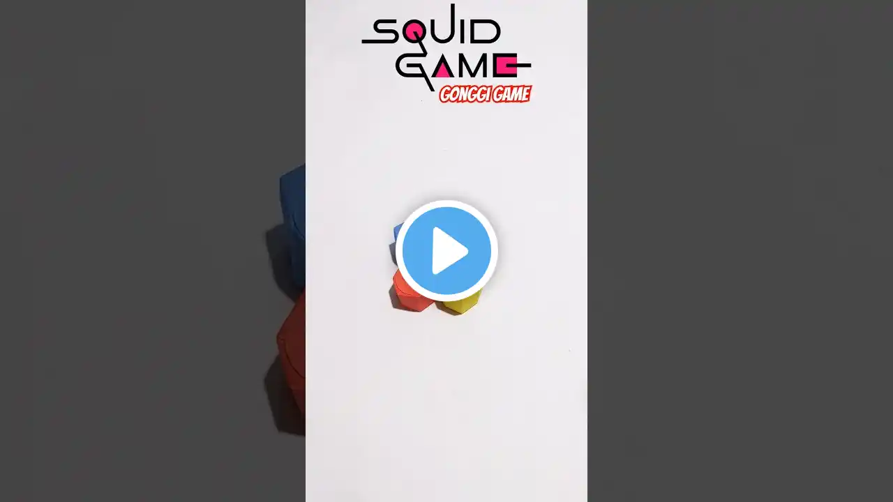 How to Make Gonggi Squid Game🧩 #squidgame #shorts #squidgame2 #diy #craft #trending #games #foryou