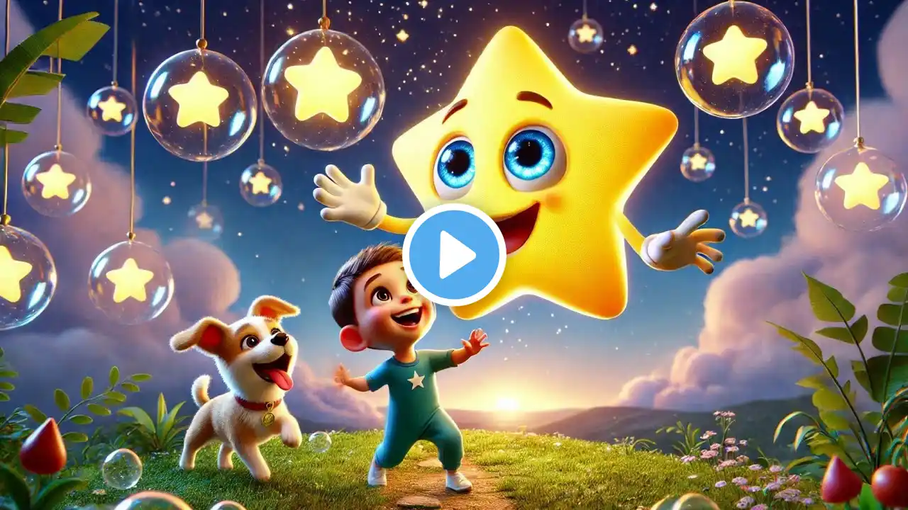 Twinkle Twinkle Little Star | Animated Nursery Rhyme for Kids | Little learners tv