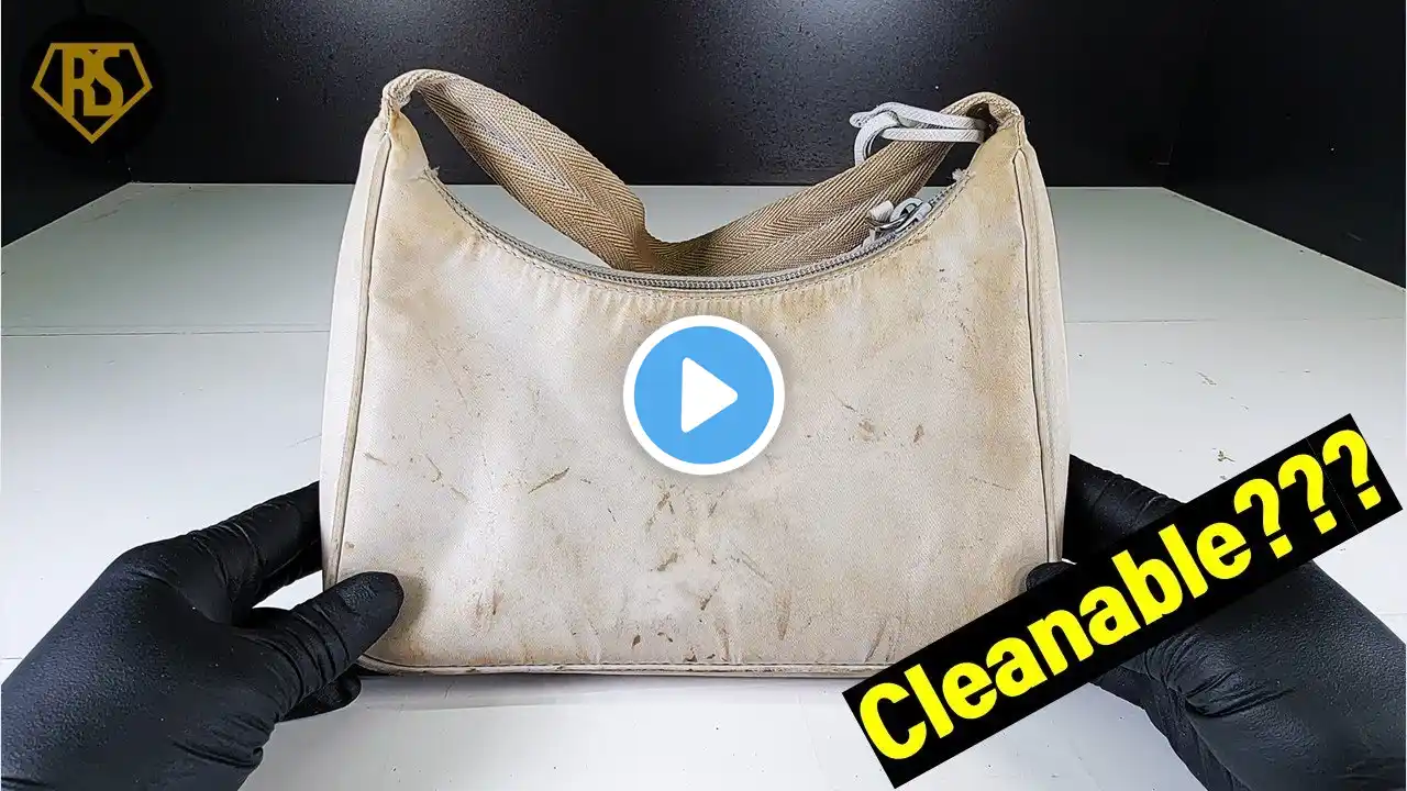 🎧ASMRㅣNylon Prada Bag Cleaning ㅣ4K 🧽