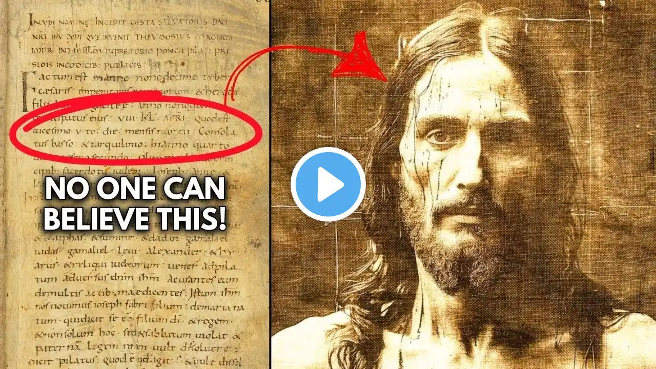 Eye Witness of Jesus! Letter of Pilate Describes Jesus in SHOCKING Detail to Caesar!