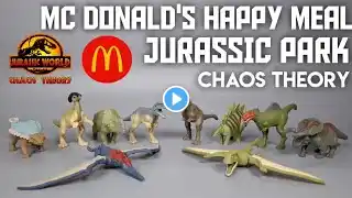 MCDONALDS HAPPY MEAL JURASSIC WORLD CHAOS THEORY UNBOXING