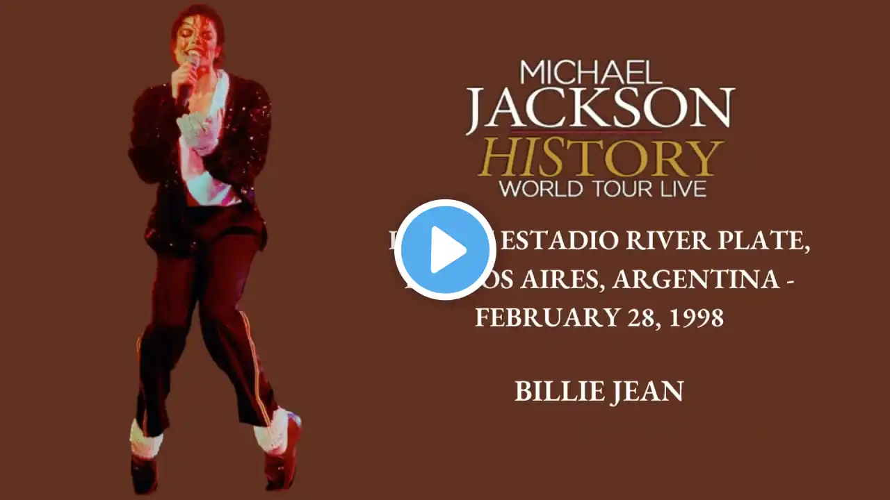 9. BILLIE JEAN | HIStory WORLD TOUR 1998 - Michael Jackson