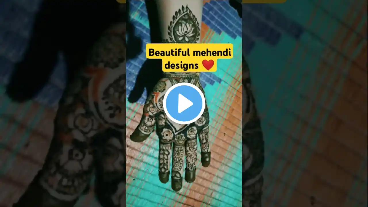 Easy stylish mehndi design #mehndi #mehndidijain #easymehndi #shortvideo #viralvideo #shorts