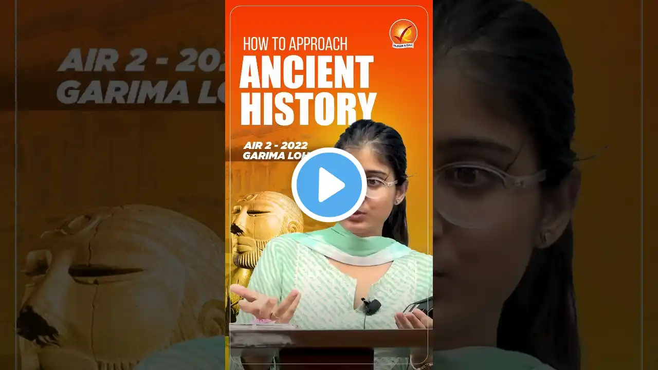 Garima Lohia AIR-2 UPSC Topper How to approach Ancient History